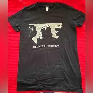Sleater Kinney 2017 Tour Shirt American Apparel Women’s Size Large